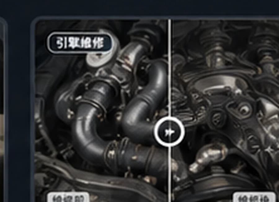 引擎維修維修前後對比